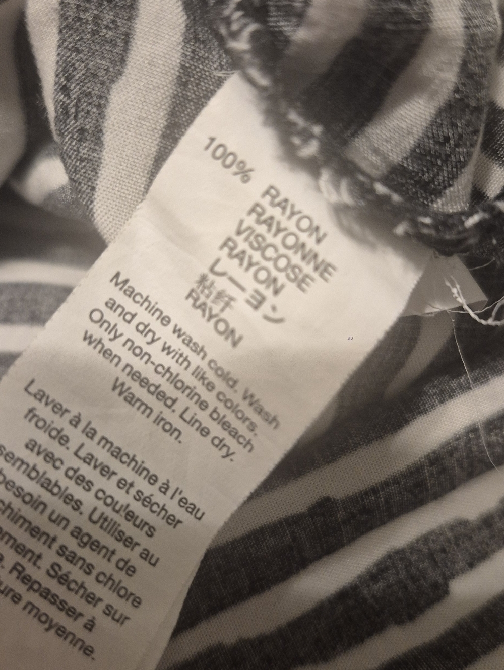 Gap Striped Black and White Tank Top - Women - Picture 6 of 6